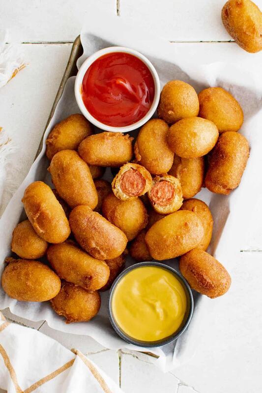10pcs Mini Corn Dogs